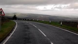 Road Views of Britain Crossing the Border from England to Scotland over Carters Bar [upl. by Ades532]