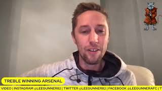 Lee Gunner Backs Up Chig  Lee Gunner Live  Southampton Vs Arsenal [upl. by Gaelan]