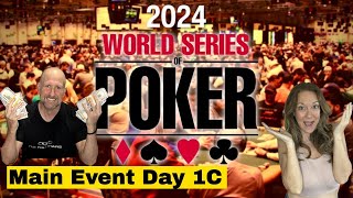 2024 WSOP Main Event Day 1C  56 Hands Broken Down  Crazy World Series of Poker Swings [upl. by Hannavas]