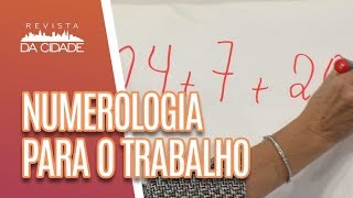 Numerologia para Descobrir a Carreira Profissional  Revista da Cidade 250518 [upl. by Niraa]