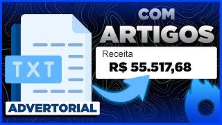 Advertorial 55 Mil Reais Com Pressels e Artigos Advertoriais  Guia Completo Passo a Passo [upl. by Tram]