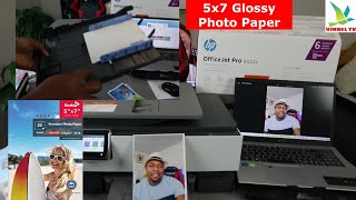 How to Load amp Modify 5X7 Glossy Photo On HP Printer Take Photo on Phone amp Print From Your Computer [upl. by Brown659]