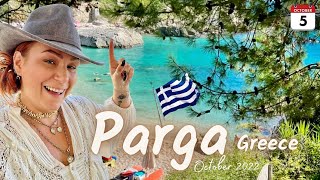 🇬🇷PARGA GREECE IS PERFECT IN OCTOBER  HOT QUIET AND BEAUTIFUL  ALI PASHA CASTLE TRIP  DAY 3 [upl. by Xena]