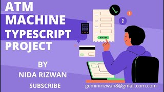 Typescript project for beginners  typescript to Javascript   ATM CLI PROJECT  By Nida Rizwan [upl. by Ikram]