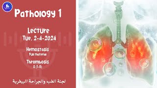 Pathology  2\4  Hemostasis full material  Thrombosis 15 [upl. by Aidyl]