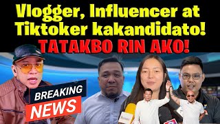 VLOGGER INFLUENCER at TIKTOKER kakandidato TATAKBO NA RIN AKO [upl. by Adhamh]