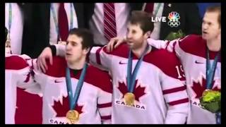 National Anthem of Canada after winning the gold medal during Olympic gamempg [upl. by Ybreh962]