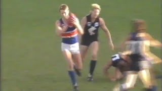 1990 AFL Round 5  Carlton vs Footscray [upl. by Leahcym15]