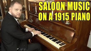 Top 10 Saloon Music on a 1915 Piano [upl. by Ysac]