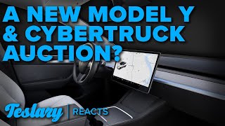 Tesla Releases Updated Model Y with Ambient Lighting and New Wheel Caps  Cybertruck Auction [upl. by Moser]