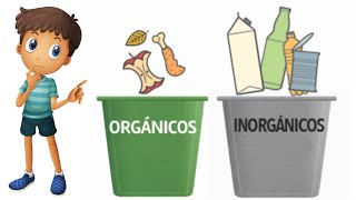 BASURA ORGÁNICA E INORGÁNICA PARA NIÑOS [upl. by Noma555]