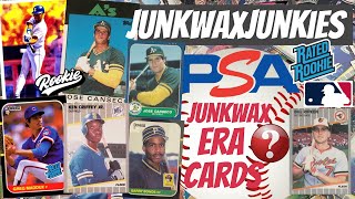 PSA Blind Reveal Junk Wax ERA Baseball Ken Griffey Jr Barry Bond Jose Canseco amp Hall of fame players [upl. by Ingles573]