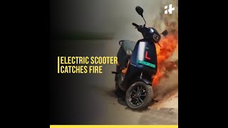 Ola electric scooter catches fire in Pune raises concerns [upl. by Wenoa]