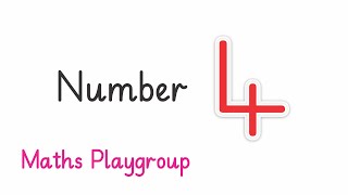 10 Number 4  Playgroup  Sharp Mathematics Playgroup [upl. by Zilla]