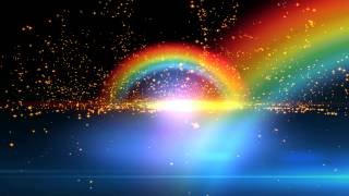 4K Beautiful Double Rainbow Spiritual Realm Animation Background [upl. by Sansone]