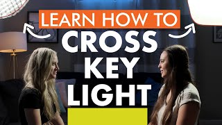 How to Light 2 People for an Interview or Scene with Cross Key Lighting [upl. by Iolande518]