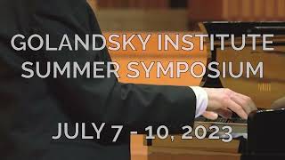 Join us for the 2023 Golandsky Institute Summer Symposium [upl. by Kehoe]