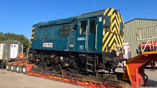 Wishaw Rye Farm locomotives and rolling stock 5102024 [upl. by Dnalevelc]