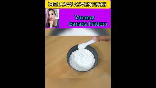 Yummy Banana Fritters  Easy Recipe  MELLOWS ADVENTURES Shorts [upl. by Levine]