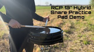 RCP 13” Hybrid Snare Drum Practice Pad Demo [upl. by Ttevi]