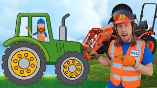 Kids Tractor Song  Real Tractors for Kids  Learn about Tractors [upl. by Ahsikrats618]