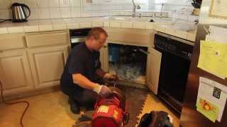 CRC Plumbing  cleaning out a drain [upl. by Liu]