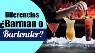 Barman vs Bartender ¿Cual Es La Diferencia [upl. by Htide]