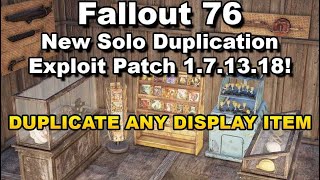 Fallout 76 duplication exploit glitch plus public build link [upl. by Stephenson]