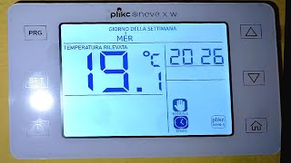 Termostato Smart Plikc Neve X W  Montaggio [upl. by Wilde]