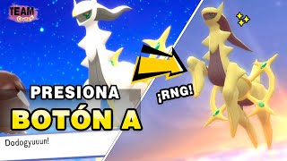 ✨Cómo FORZAR ARCEUS SHINY en Pokémon Diamante Brillante y Perla Reluciente RNG [upl. by Arykat]