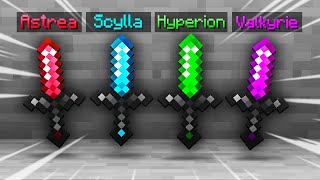 I Crafted Four Overpowered Swords Hypixel Skyblock [upl. by Linnie557]