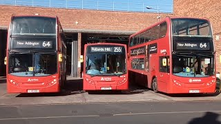 THORTON HEATH TH BUS GARAGE ARRIVA SOUTH [upl. by Airbmat]