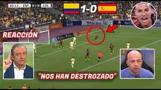 ASÍ REACCIONO LA PRENSA ESPAÑOLA a la VICTORIA DE COLOMBIA vs ESPAÑA quotNOS HAN DESTROZADOquot [upl. by Yaeger8]