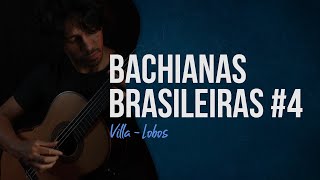 PRELUDIO BACHIANAS BRASILEIRAS N 4 VillaLobos  Luis Leite [upl. by Aonian]