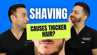 Does Shaving Make Hair Grow Back Thicker  Doctorly Explains [upl. by Raddi]