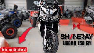 SHINERAY URBAN 150 EFI 2024  VEJA EM DETALHES A GRANDE CONCORRENTE DA HONDA ADV 150 [upl. by Gnod269]