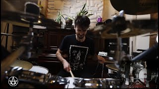 Allegaeon  All Hail Science  Drum Playthrough by Jeff Saltzman [upl. by Alodie968]