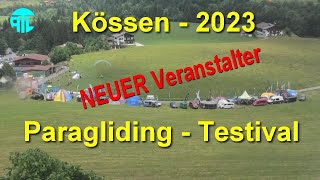 🟡 Paragliding Testival 🪂 Kössen 2023 [upl. by Eymaj]