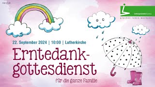 Gottesdienst 22092024 Lutherkirche Zwickau [upl. by Skyla]