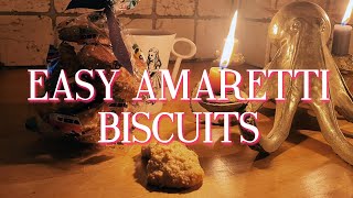 amaretti biscuits 💫 easy amp gluten free  vlogmas 2020 day 11 [upl. by Noli905]