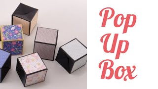 pop up box  detailed video  how to make pop up box  Easy pop up surprise box diy [upl. by Ahcsrop]