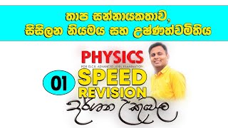 Speed Revision By Dr Darshana Ukuwela  Day 01 i කොටස [upl. by Colvert]