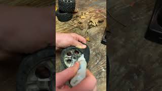 Glueing rc car tires shorts rccar [upl. by Jacobba]