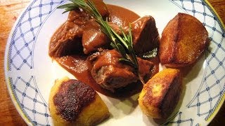 CONFIT LAMB BORDELAISE amp Rustic Fondant Potatoes Professional French Fusion Cuisine Recipe [upl. by Dominique494]