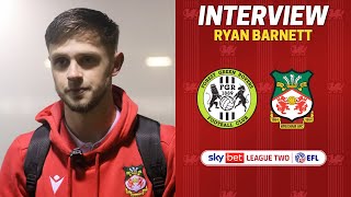 INTERVIEW  Ryan Barnett after Forest Green Rovers [upl. by Kcaz]