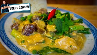 Schnelles Grünes Thai Curry  Nach meiner Variante [upl. by Krueger]