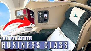 CATHAY PACIFIC Business Class A350 Asias BEST [upl. by Tamaru]