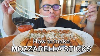 How to make MOZZARELLA STICKS [upl. by Kenji]