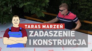 Zadaszenie tarasu poliwęglanem 4  konstrukcja i pokrycie  Taras marzeń [upl. by Ennaeirrac]