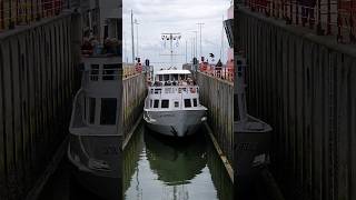 Vlissingen Netherlands Boatlock TravelwithHugoF boatlock sluicebox sluice sluis [upl. by Ocko]